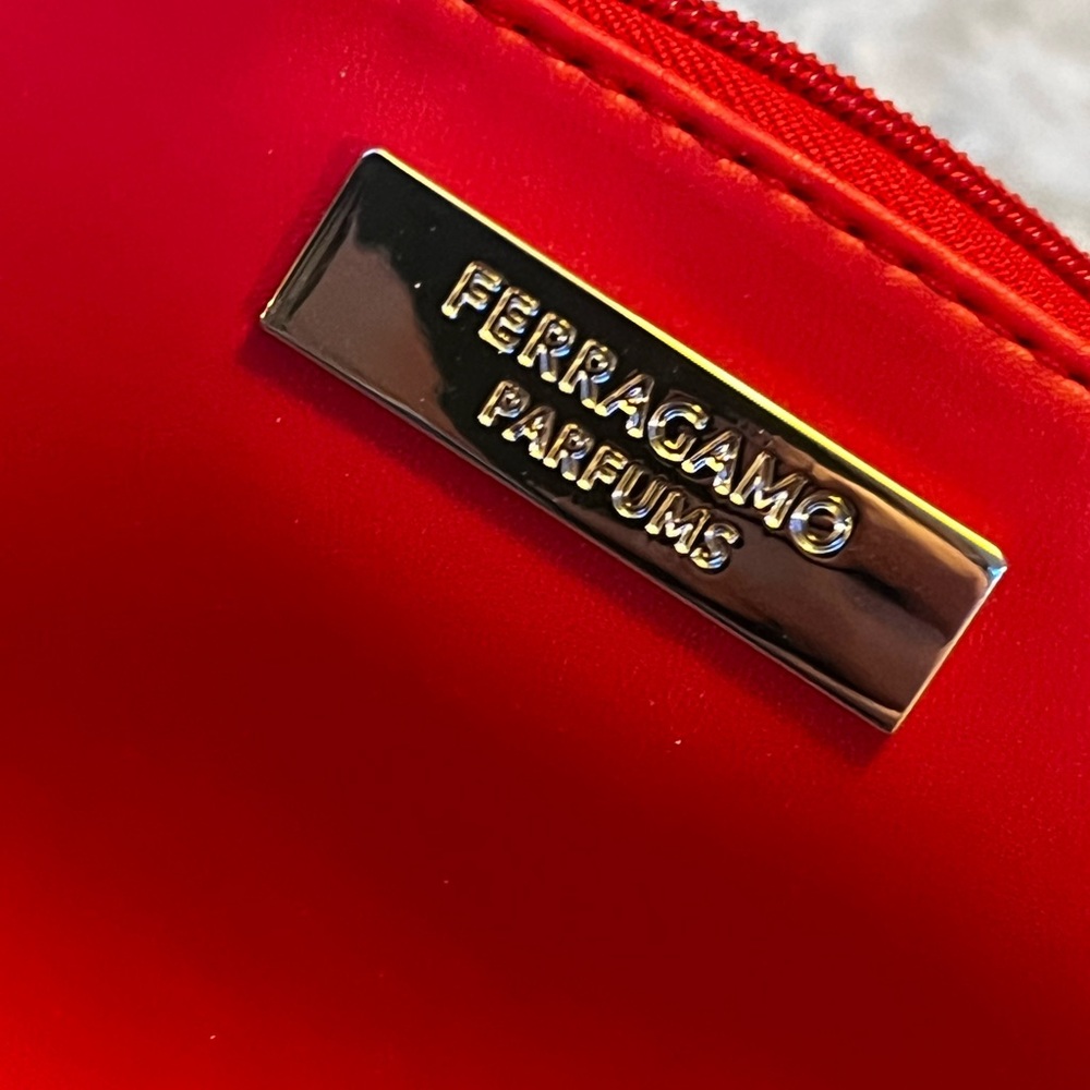 Ferragamo Parfums Red Clutch